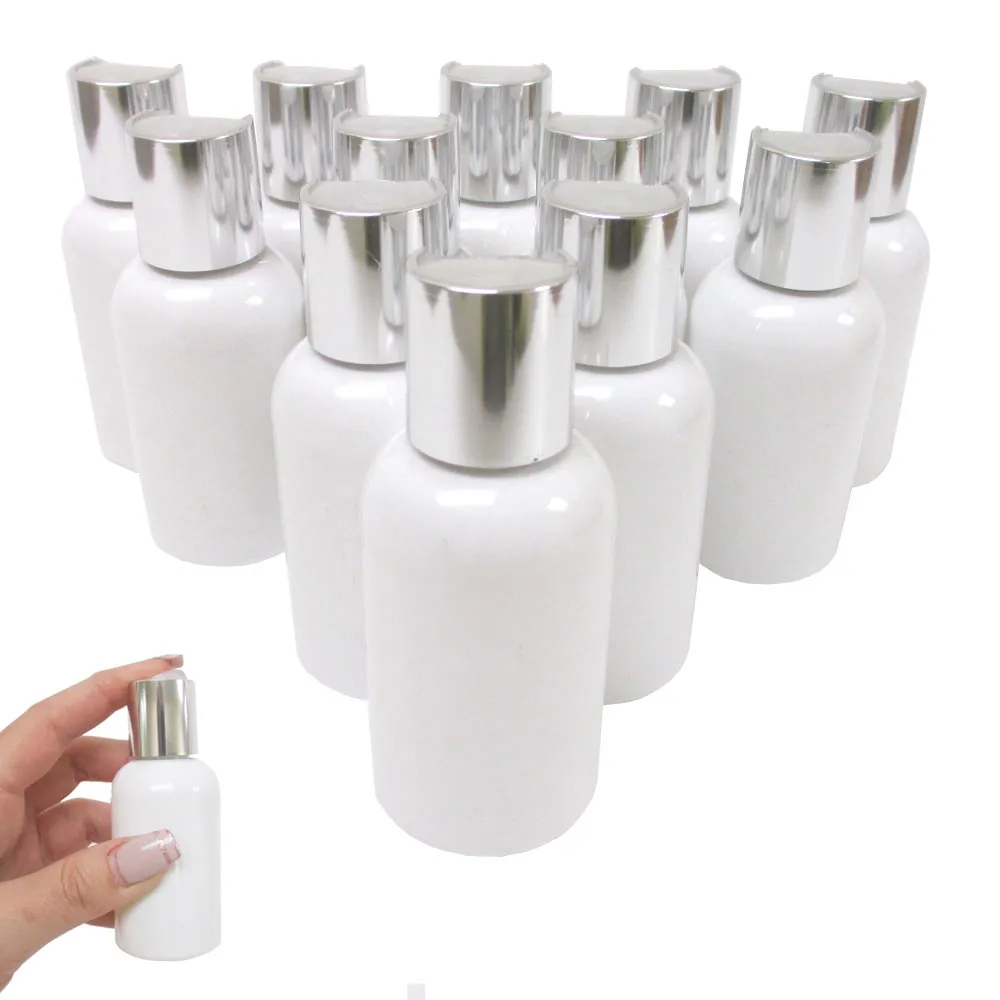 10 Pack Empty Bottles Refillable Soap Dispenser Hand Sanitizer Plastic Jar 2oz
