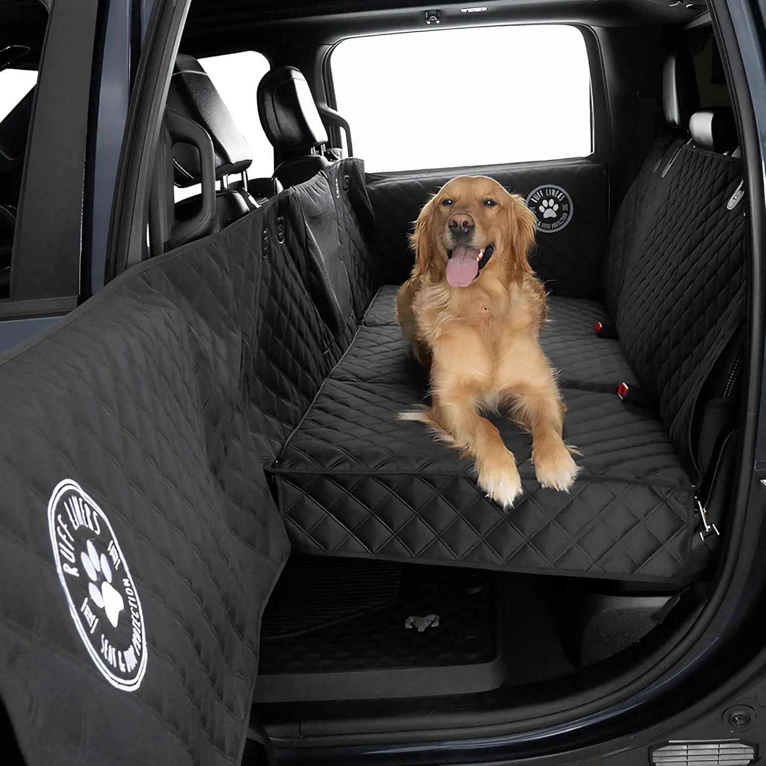 Back Seat Extender for Dogs, Large 2024 Version  Make More Room for Your Pup  Waterproof, Door Protection, Machine-Washable & Holds Up to 400 lbs  Sturdy Back Seat Pet Cover for Dogs