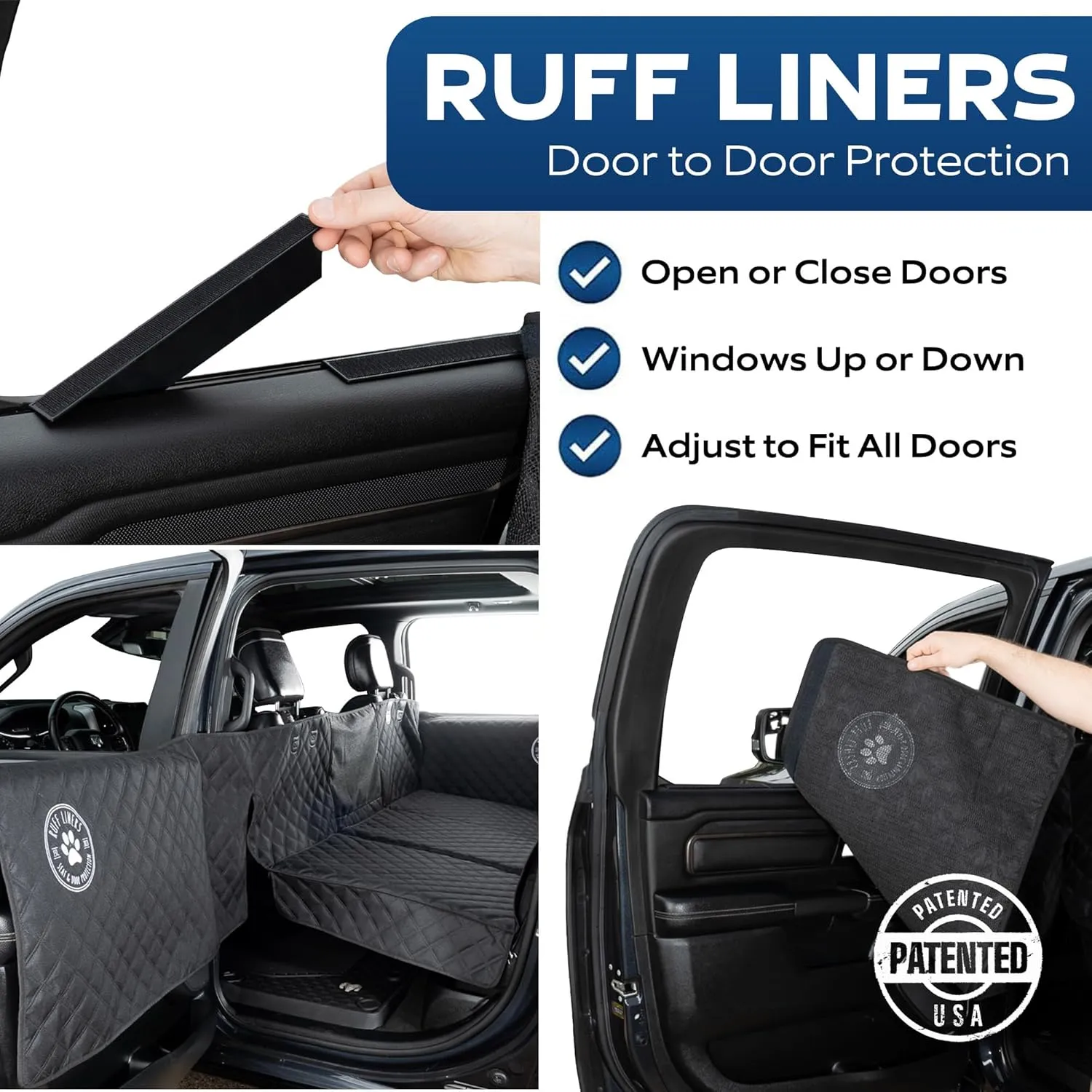 Back Seat Extender for Dogs, Large 2024 Version  Make More Room for Your Pup  Waterproof, Door Protection, Machine-Washable & Holds Up to 400 lbs  Sturdy Back Seat Pet Cover for Dogs