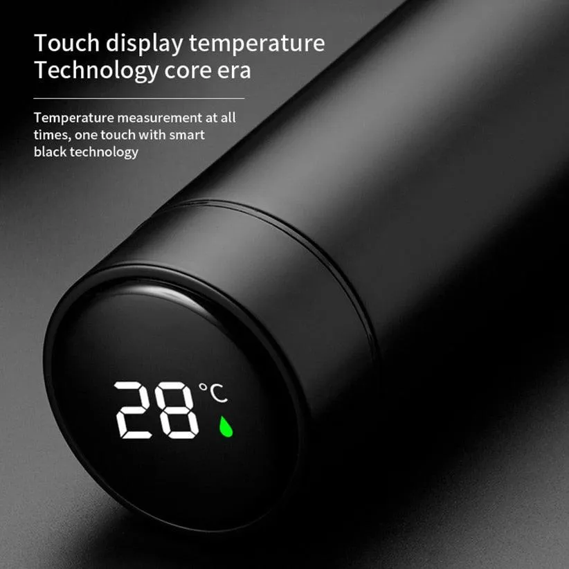 Christmas gift 500ML Intelligent Stainless Steel Thermos Bottle