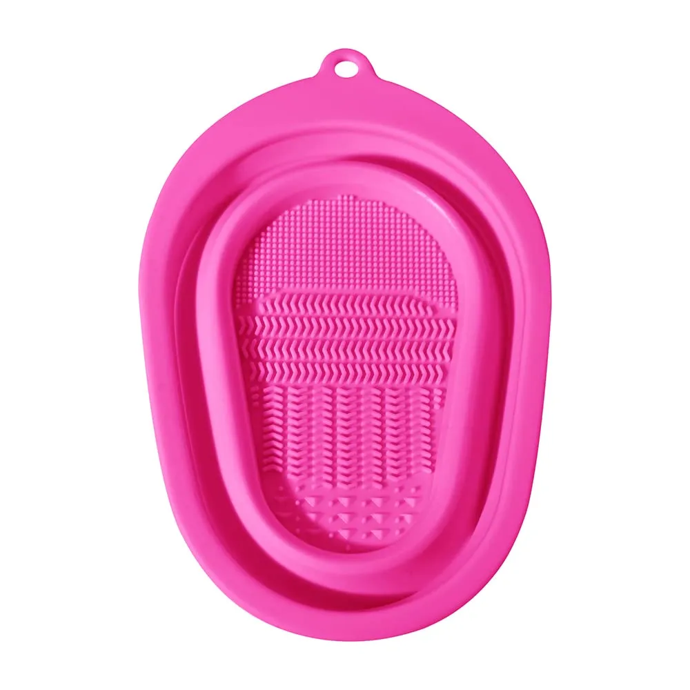 Collapsible Makeup Brush Cleaning Mat Silicone