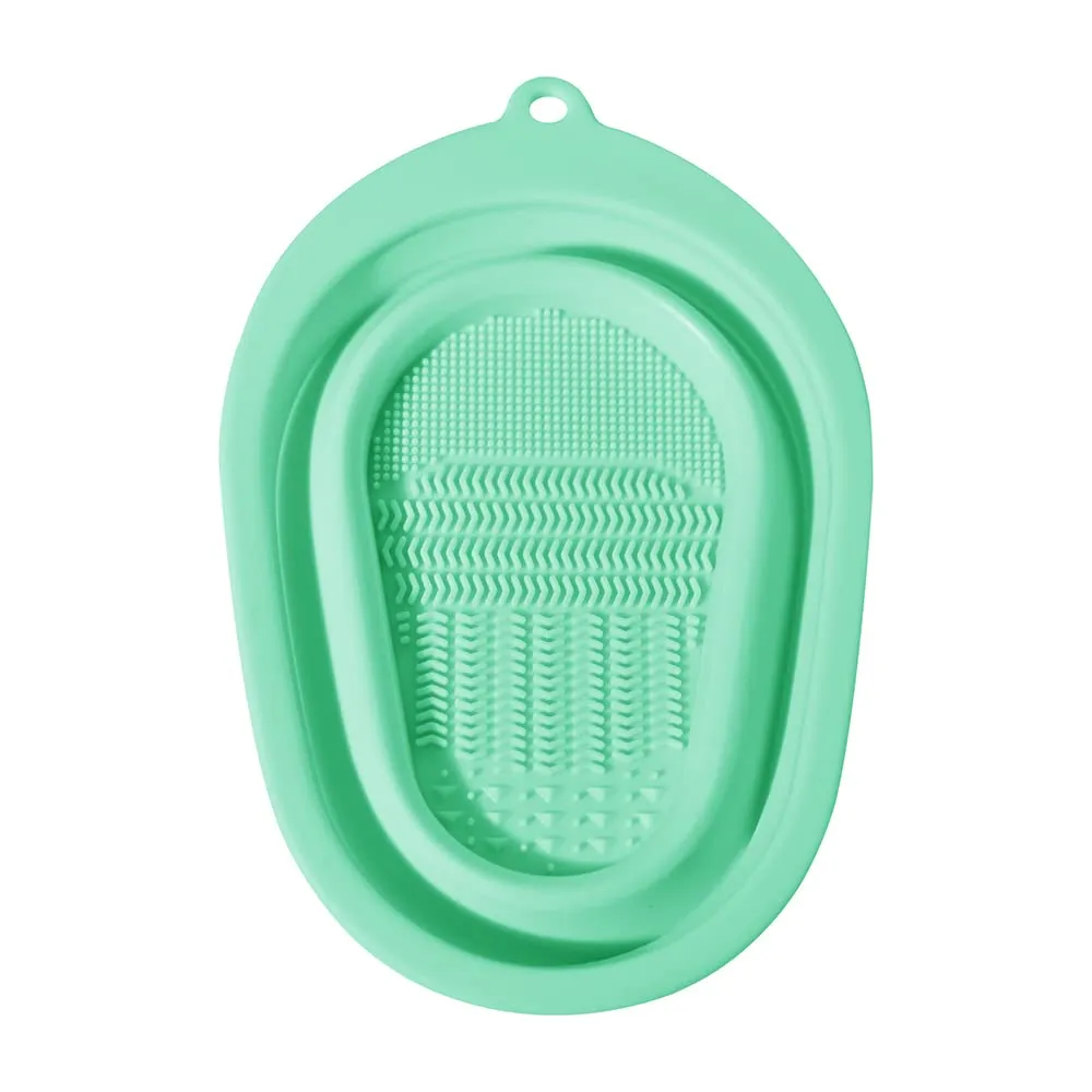 Collapsible Makeup Brush Cleaning Mat Silicone