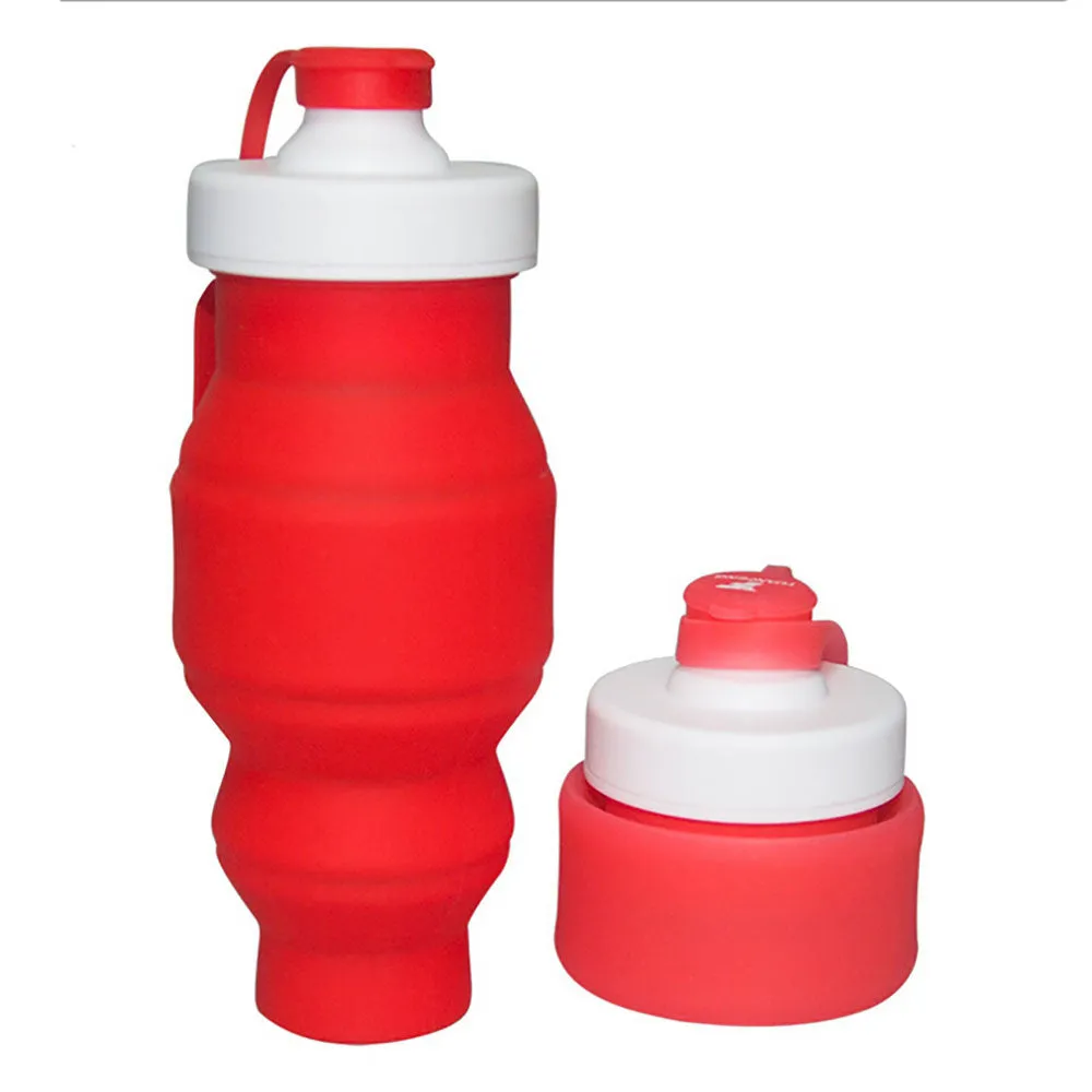Collapsible Silicone Water Bottle 520ml / 17Oz