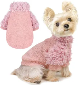 Dog Classic Sweater Chihuahua Sweatshirt Valentine's Day Dog Clothes for Small Dogs Girl Boy Soft Fleece Coat for Small Medium Dog Warm Dog Cat Clothes Soft Puppy Cat Clothing