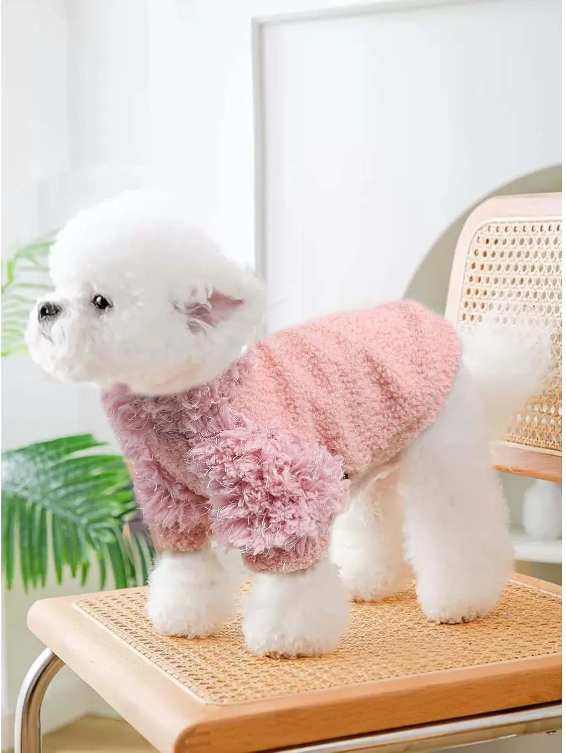 Dog Classic Sweater Chihuahua Sweatshirt Valentine's Day Dog Clothes for Small Dogs Girl Boy Soft Fleece Coat for Small Medium Dog Warm Dog Cat Clothes Soft Puppy Cat Clothing