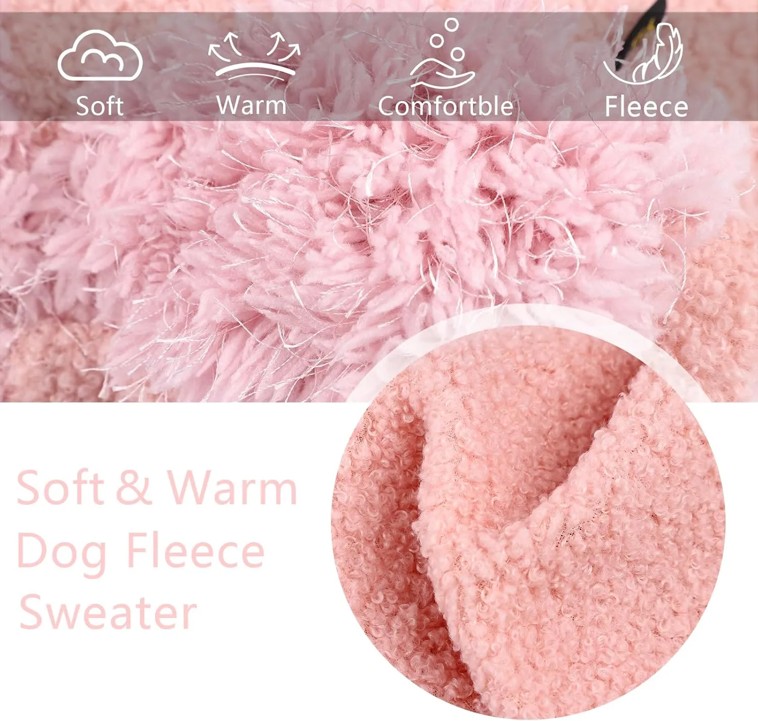 Dog Classic Sweater Chihuahua Sweatshirt Valentine's Day Dog Clothes for Small Dogs Girl Boy Soft Fleece Coat for Small Medium Dog Warm Dog Cat Clothes Soft Puppy Cat Clothing