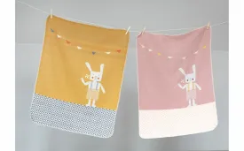 Embroidered Bunny Blanket - David Fussenegger
