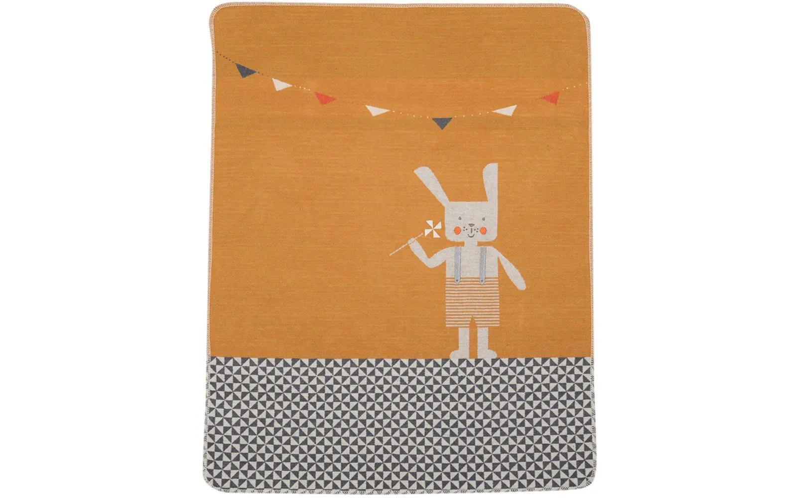 Embroidered Bunny Blanket - David Fussenegger