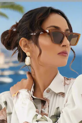 Feline Gaze sunglasses caramel