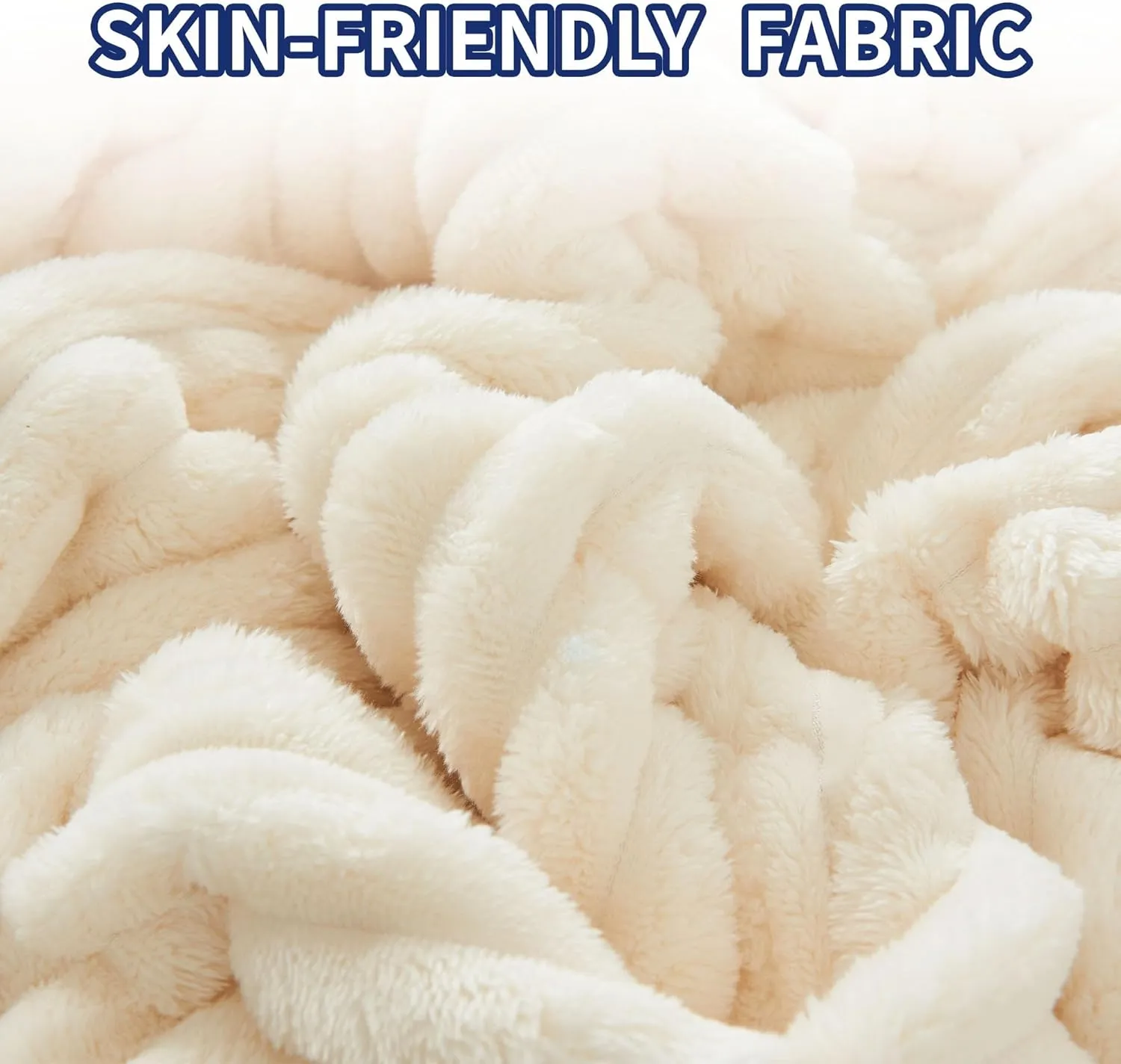 Heated Blanket Electric Throw - Soft Heating Blankets with Wireless Remote Controller, 5 Heat Setting & 1-12 Time Settings, Warm Flannel Sherpa Blanket Gift for Family (Beige, 50"60")
