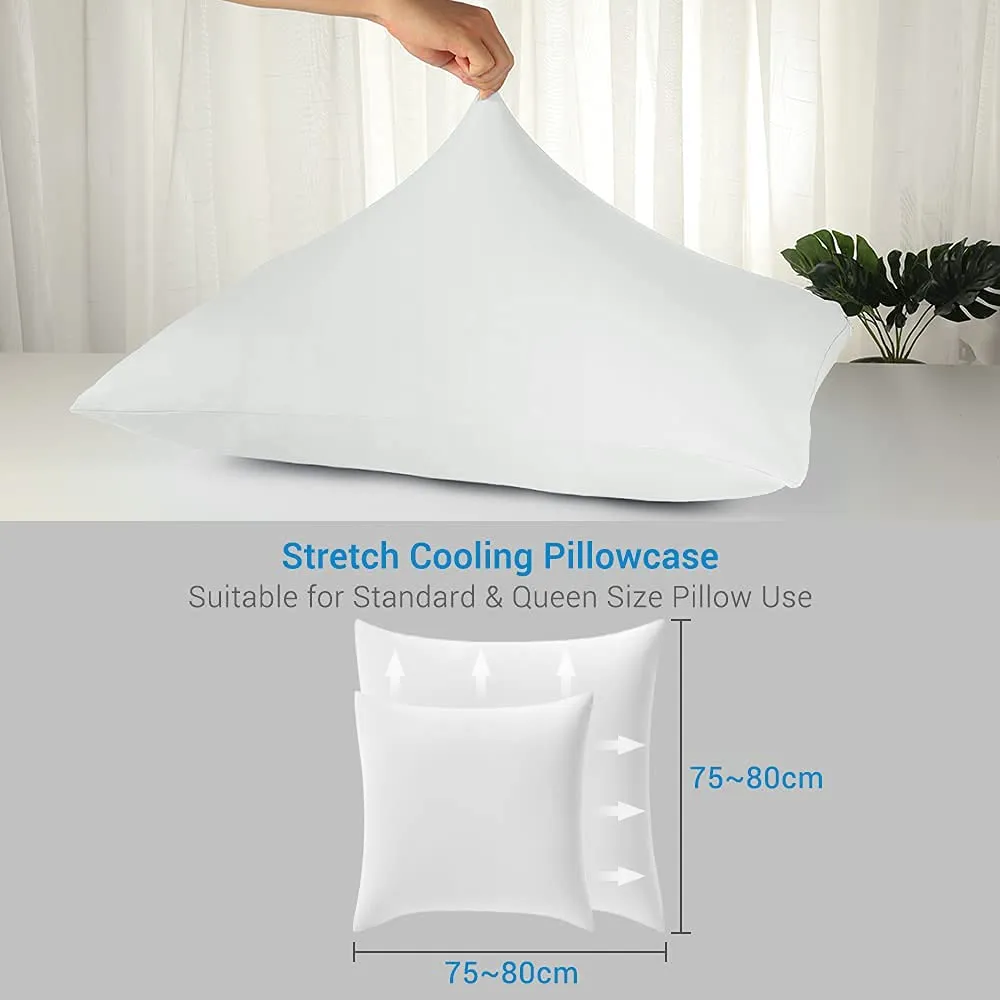 Hidden Zip Design Cool Pillowcases of 2 Pack