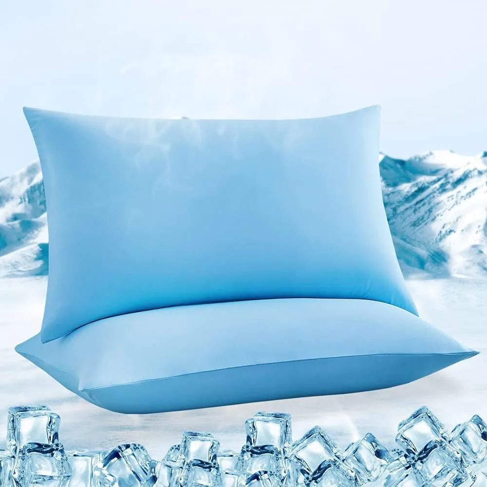 Hidden Zip Design Cool Pillowcases of 2 Pack
