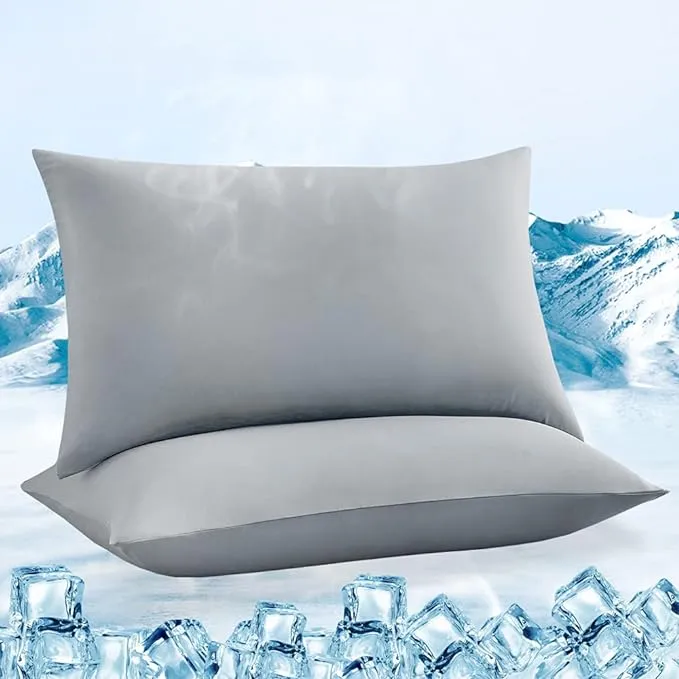 Hidden Zip Design Cool Pillowcases of 2 Pack