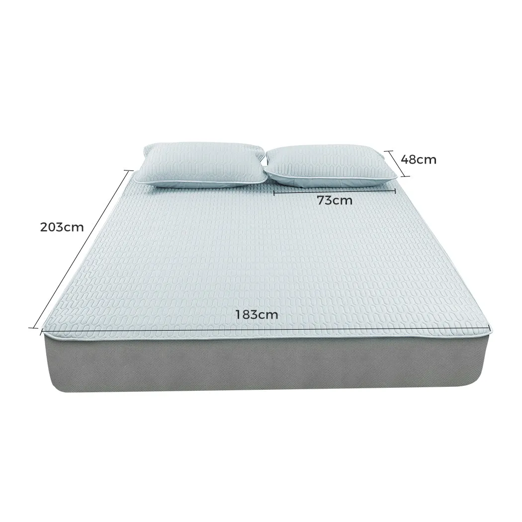 King Dreamz Latex Cooling Bed Sheet Set Fitted 3pcs