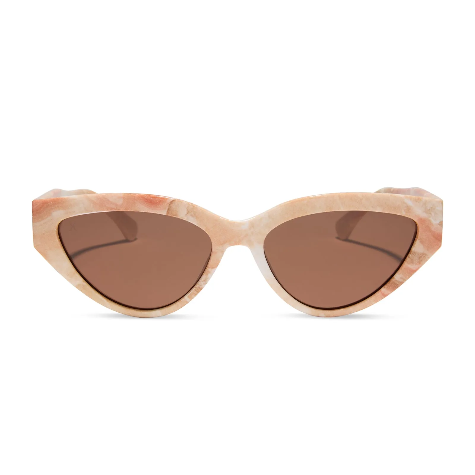 last call - milk n honey   solid brown polarized sunglasses