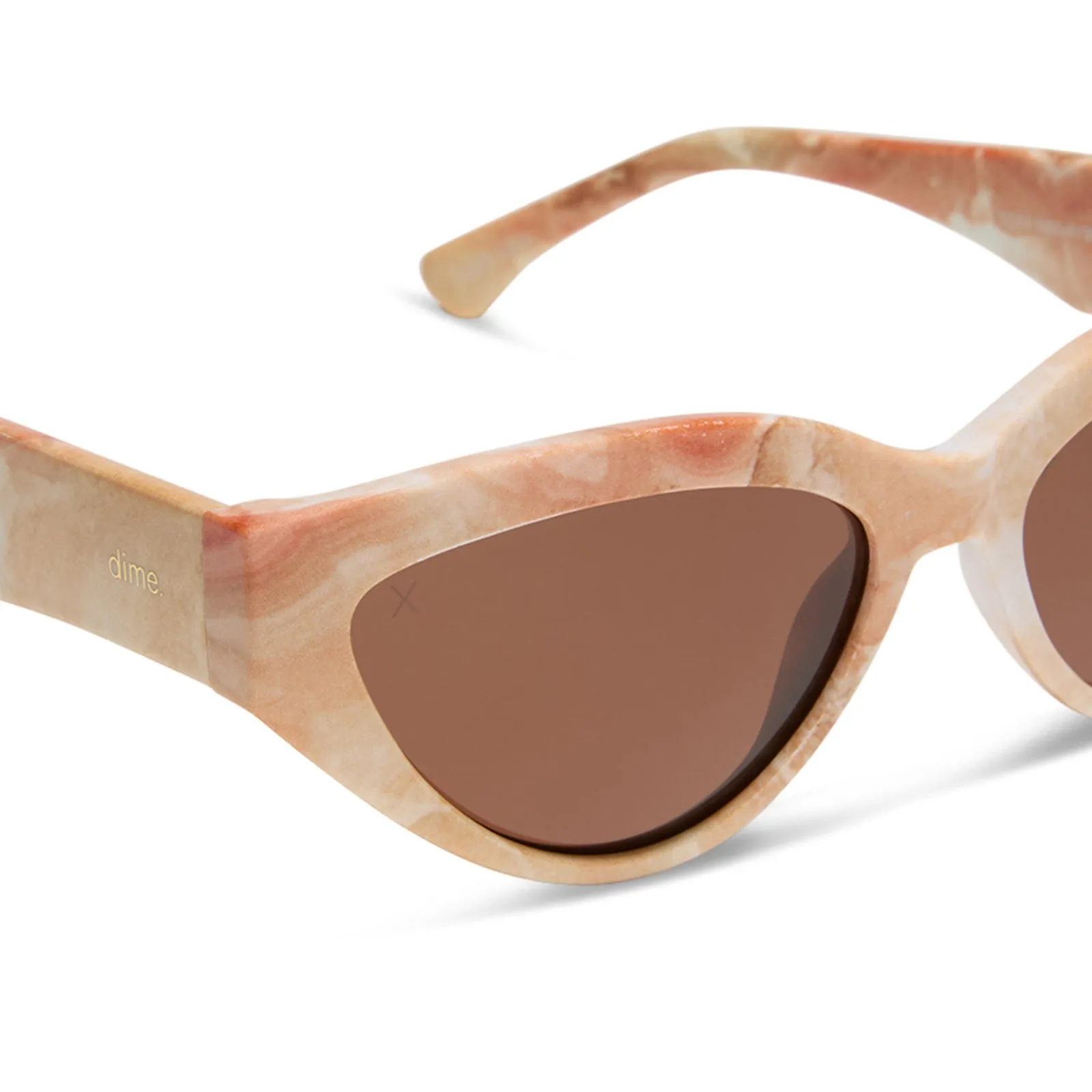 last call - milk n honey   solid brown polarized sunglasses