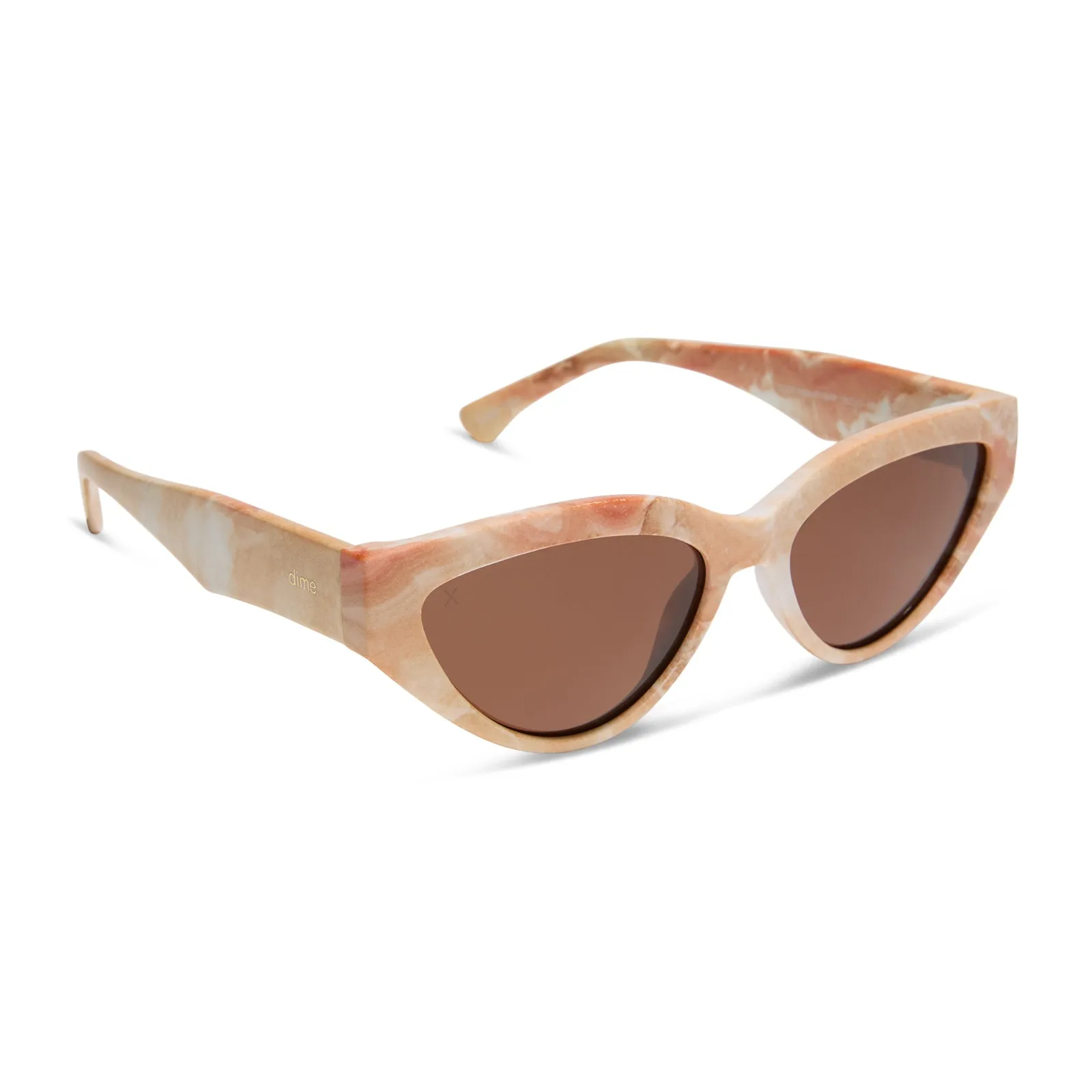 last call - milk n honey   solid brown polarized sunglasses