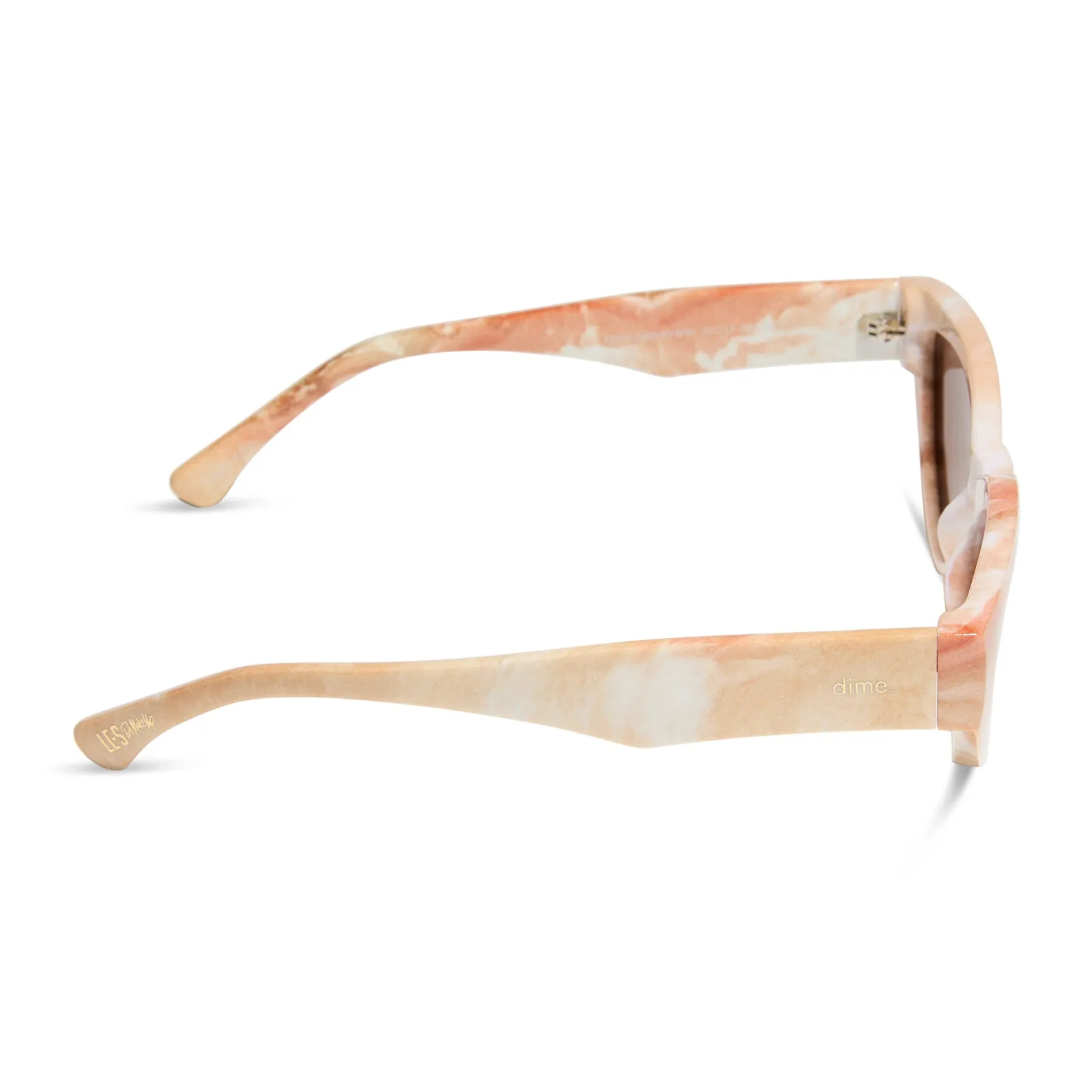 last call - milk n honey   solid brown polarized sunglasses