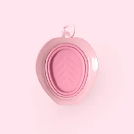 Leaf Travel Bowl Pink