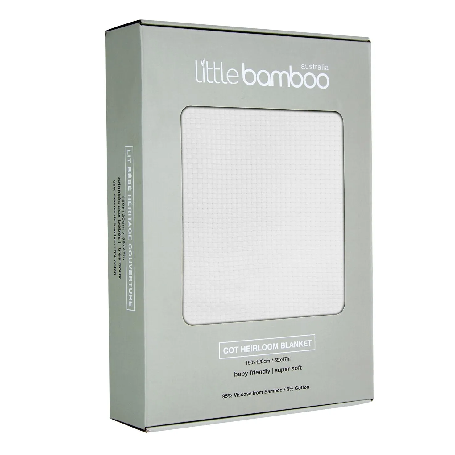 Little Bamboo Cot Heirloom Blanket