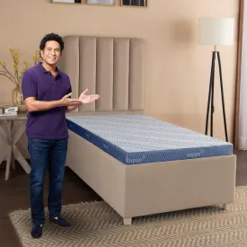 Livpure Smart Lumbar HR Foam Mattress| 3D Sleeptech Zones | Advanced Support with ComfortScience Tech| High GSM Certified Fabric |EGAPA Air Filter|Single Bed (72x36x4) inch, Zipper Cover