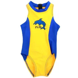 Ozi Varmints Girls Zip Back Cat Suit - Sun Ocean