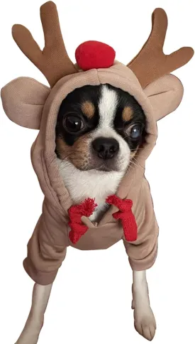 Pet Clothes Dogs Hoodie Sweatshirt - Elk Fruit Shape Cold Weather Clothes Costume Outfit for Puppy Cats Small MediumDog (Small)