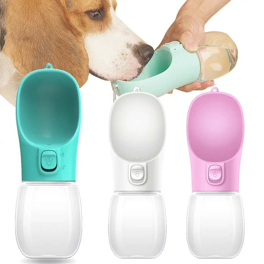 Portable Dog Water Bottle - Leakproof Drinking Bowl