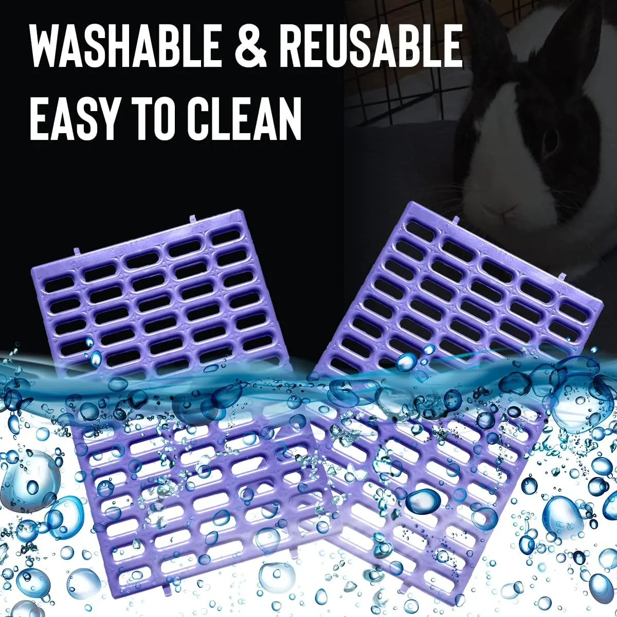 Saguaro Acres Rabbit and Small Animal Cage Resting Mat for Wire Floored Cages (Purple)