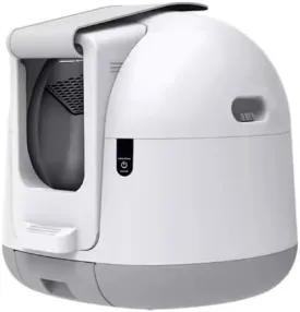 Smart Large Electric Pet Litter Box - APP-Controlled, HAPAW Self-Cleaning, Automatic System for Multiple Cats, Odor-Eliminating, Includes Liner, Mat, & Aromatherapy Compartment