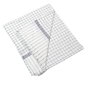 SoftTouchy 100% Soft Staple Cotton Check AC Blanket | Top Sheet | Lightweight Dohar Blanket | Khes (60x100 inches) (Blue)