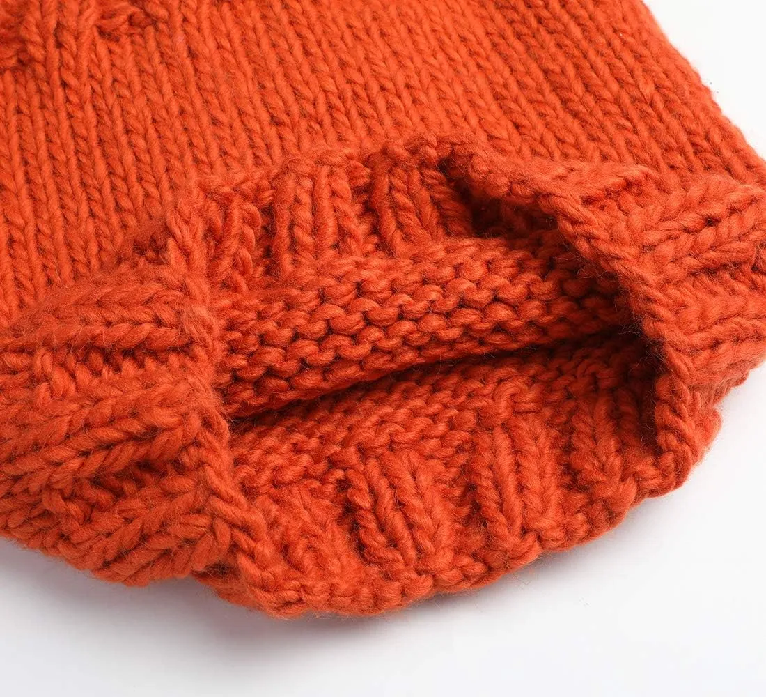 Sumolux Winter Kids Warm Cat Animal Hats Knitted Coif Hood Scarf Beanies for Autumn Winter