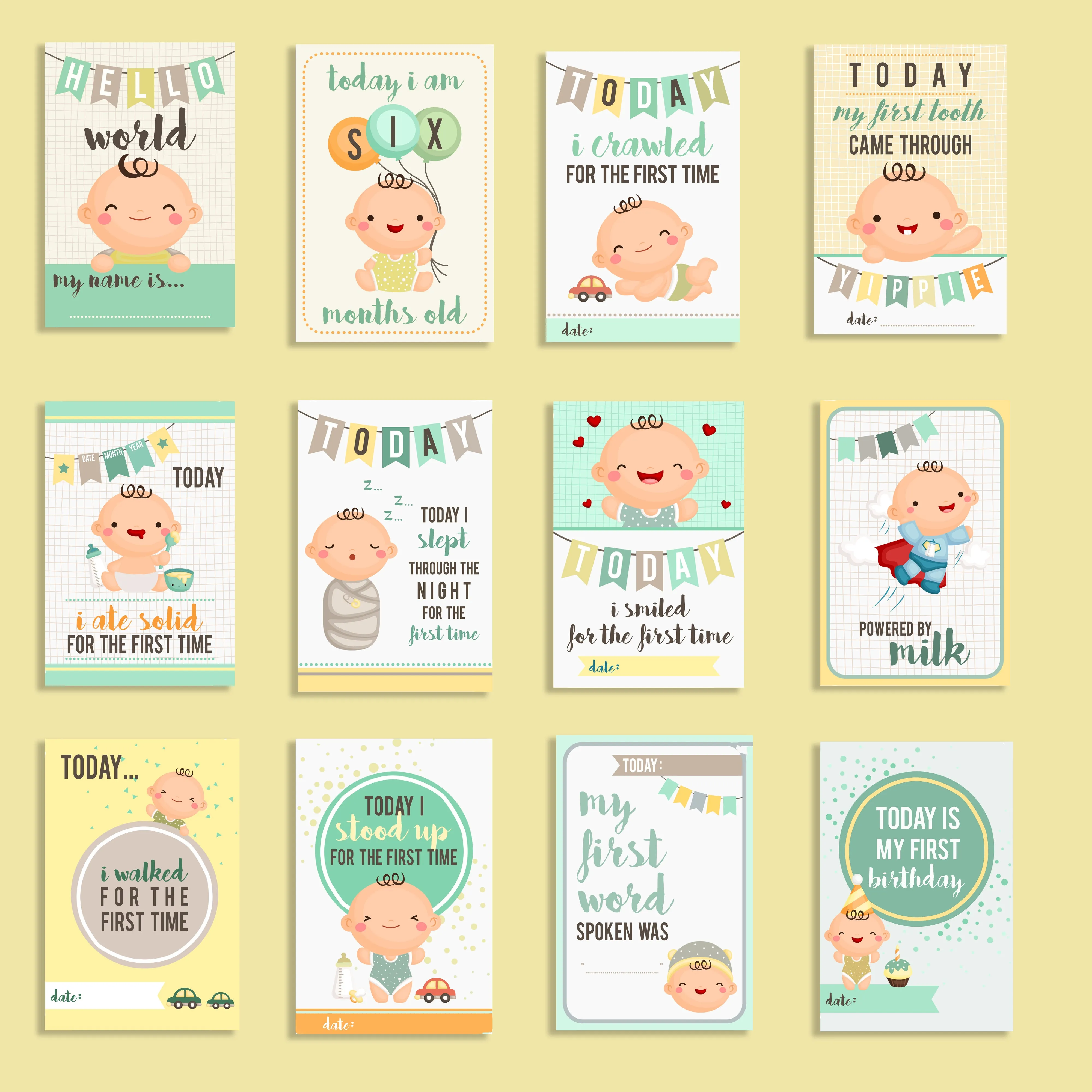 Tiny Snooze First Year Gift Set- Lost In Thoughts