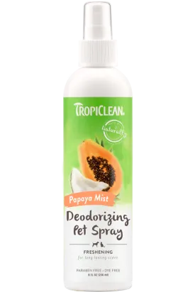 Tropiclean Papaya Mist Deodorizing Pet Spray