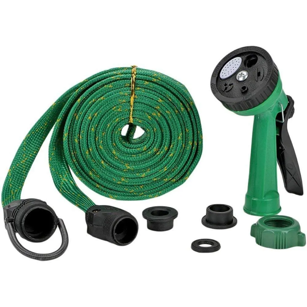 [Type 2] Hose Water Pipe With Spray Gun – 26 feet/8mtr for Cars/ Garden